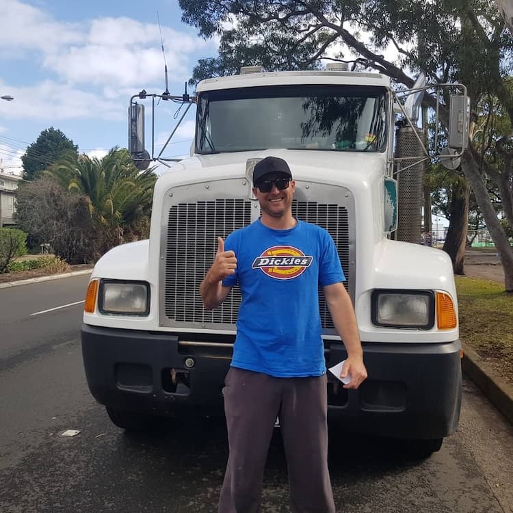 david's truck training stuents
